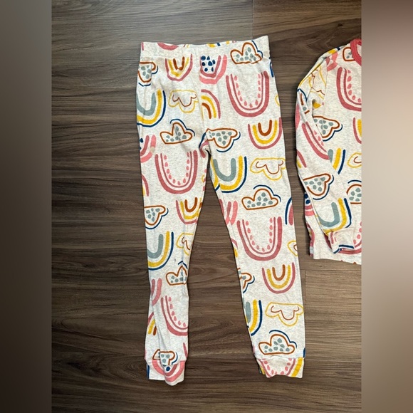 Carter's Girls 100% Cotton Colorful Rainbow Pajama Set size 7 - Picture 5 of 5
